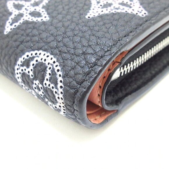 LOUIS VUITTON Portefeuille Clare Black Pink Cream Mahina - 684-081825 - Picture 5 of 11